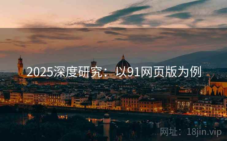2025深度研究：以91网页版为例  第1张