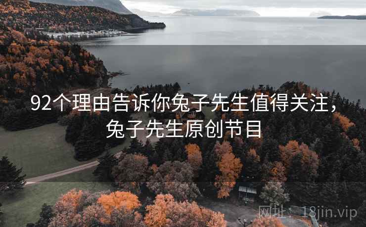 92个理由告诉你兔子先生值得关注，兔子先生原创节目  第1张