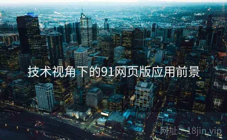 技术视角下的91网页版应用前景  第2张
