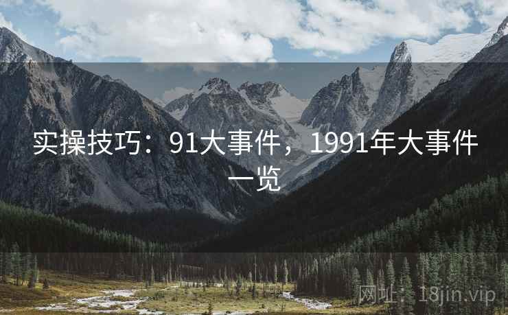 实操技巧：91大事件，1991年大事件一览  第2张