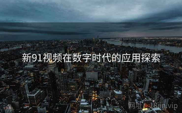 新91视频在数字时代的应用探索  第2张