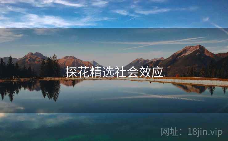 探花精选社会效应  第1张