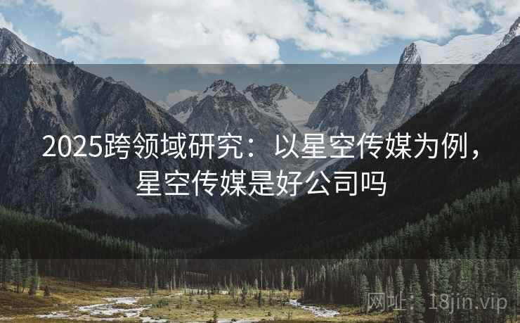 2025跨领域研究：以星空传媒为例，星空传媒是好公司吗  第1张